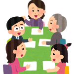 イラスト_会議_老若男女